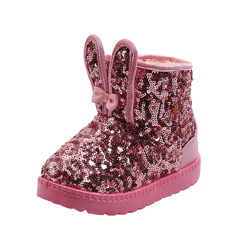 Winter Warm Girls Cotton Shoes Children Winter Shoes Baby Cotton Shoes