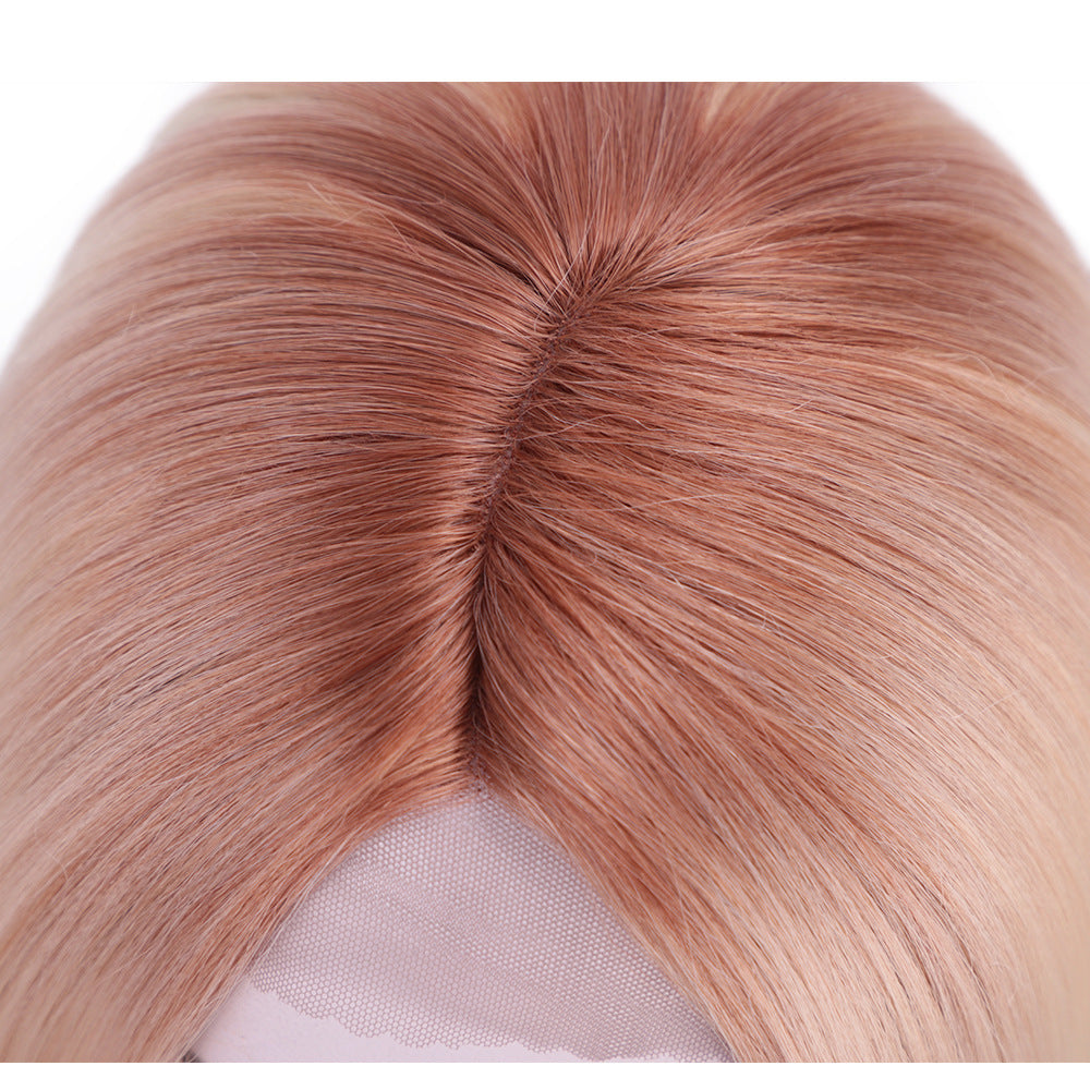 European and American front lace chemical fiber wig hood