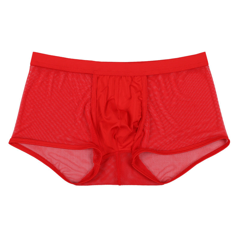 Mesh Boxer Pure Hollow Underwear