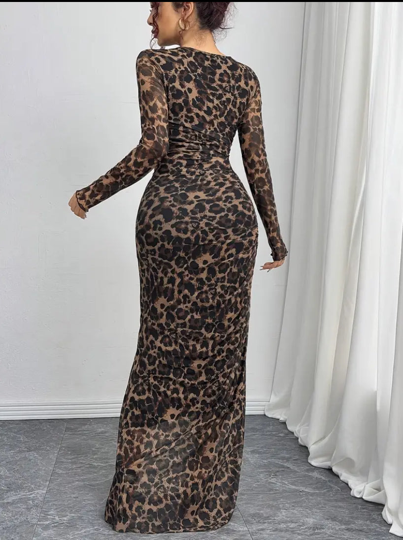 Classic leopard Dress