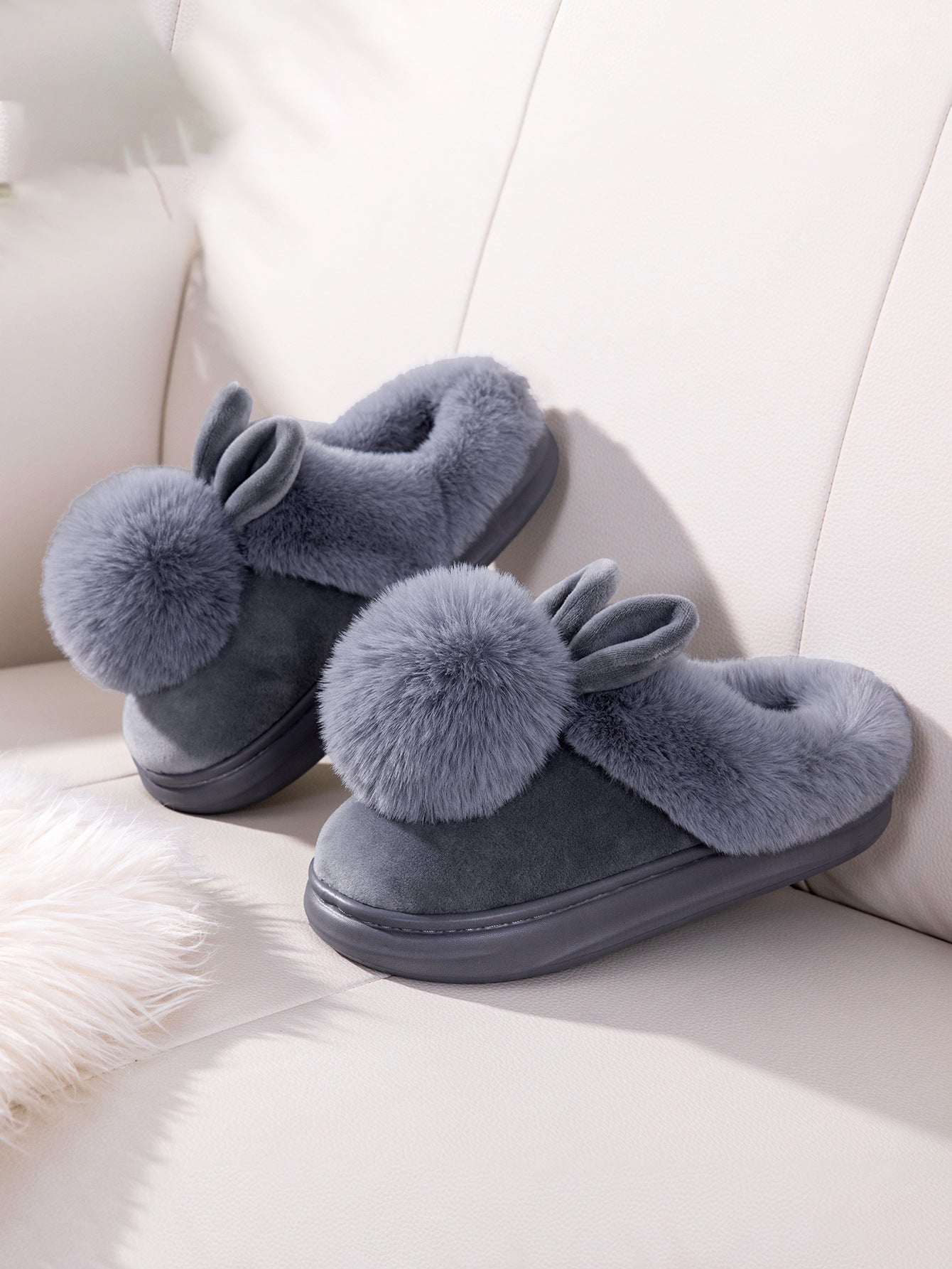 Cotton Slippers Full Heel Wrap Home Warm Ladies