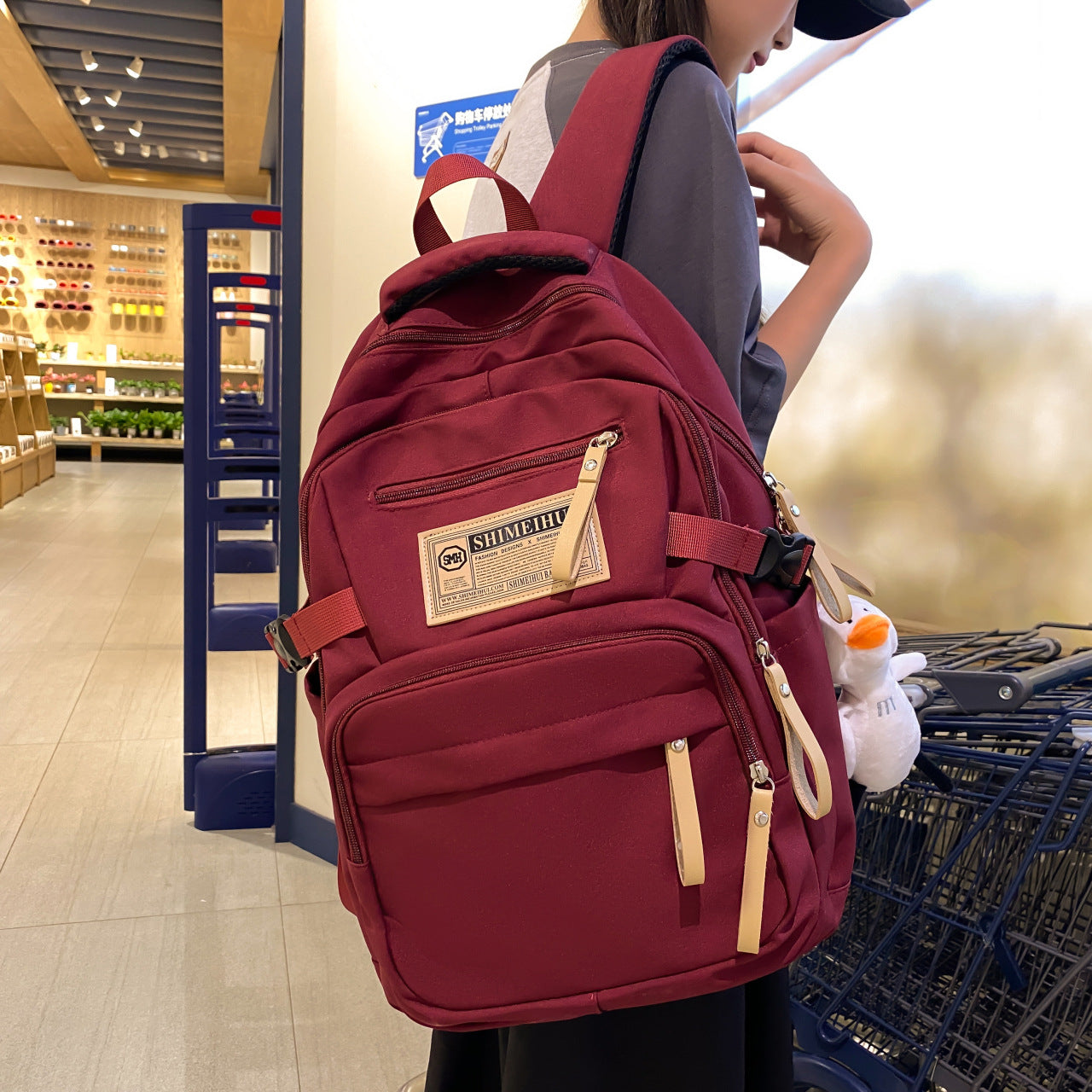 Backpack Male High School Student Female College Student Computer Bag