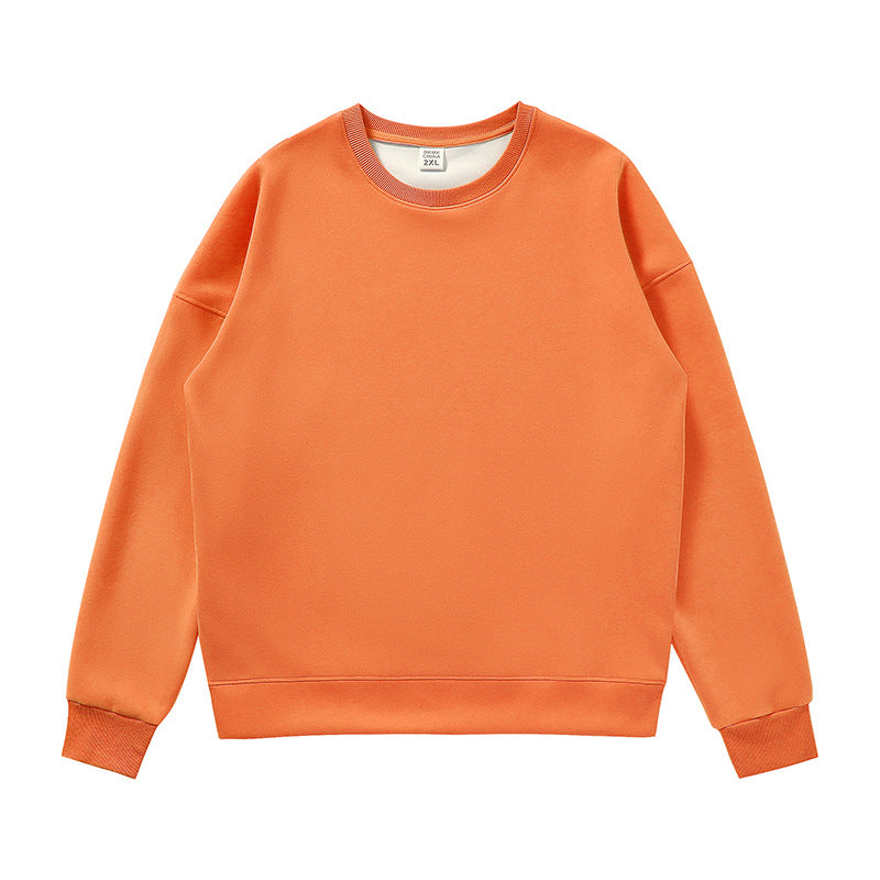 Non-gender Earth Color Round Neck Sweater