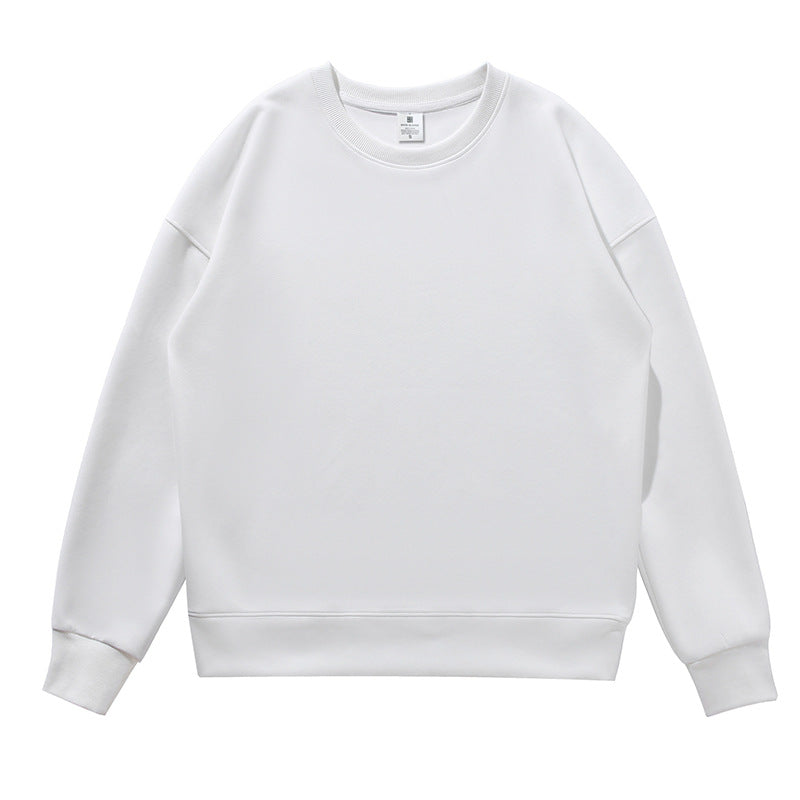 Non-gender Earth Color Round Neck Sweater