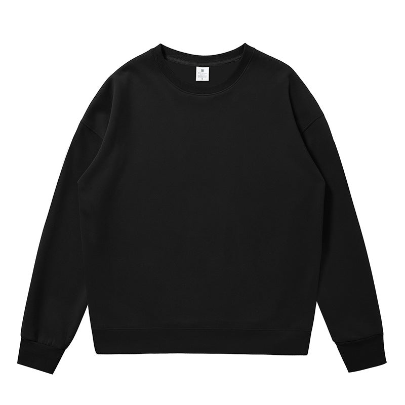 Non-gender Earth Color Round Neck Sweater