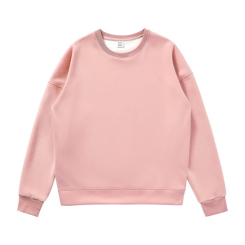 Non-gender Earth Color Round Neck Sweater