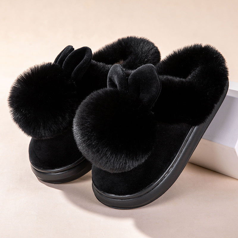 Cotton Slippers Full Heel Wrap Home Warm Ladies