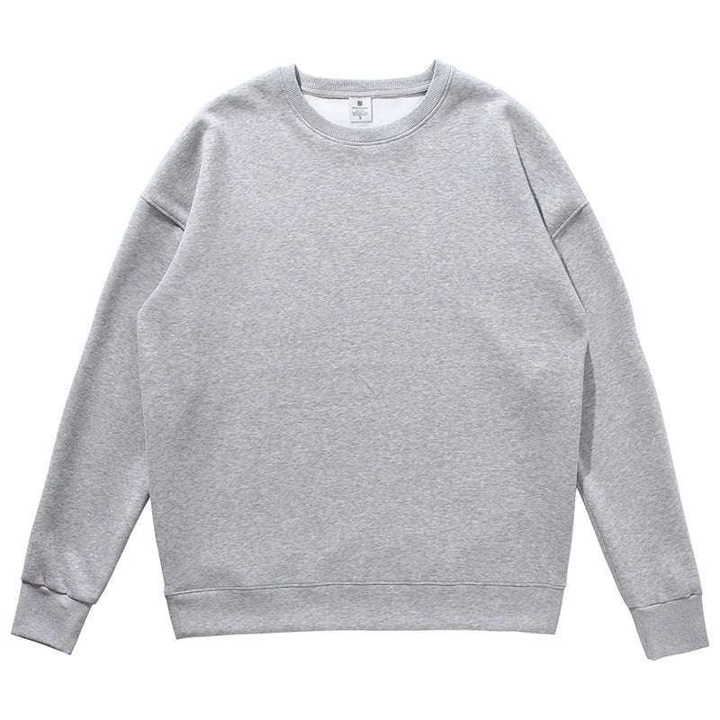 Non-gender Earth Color Round Neck Sweater