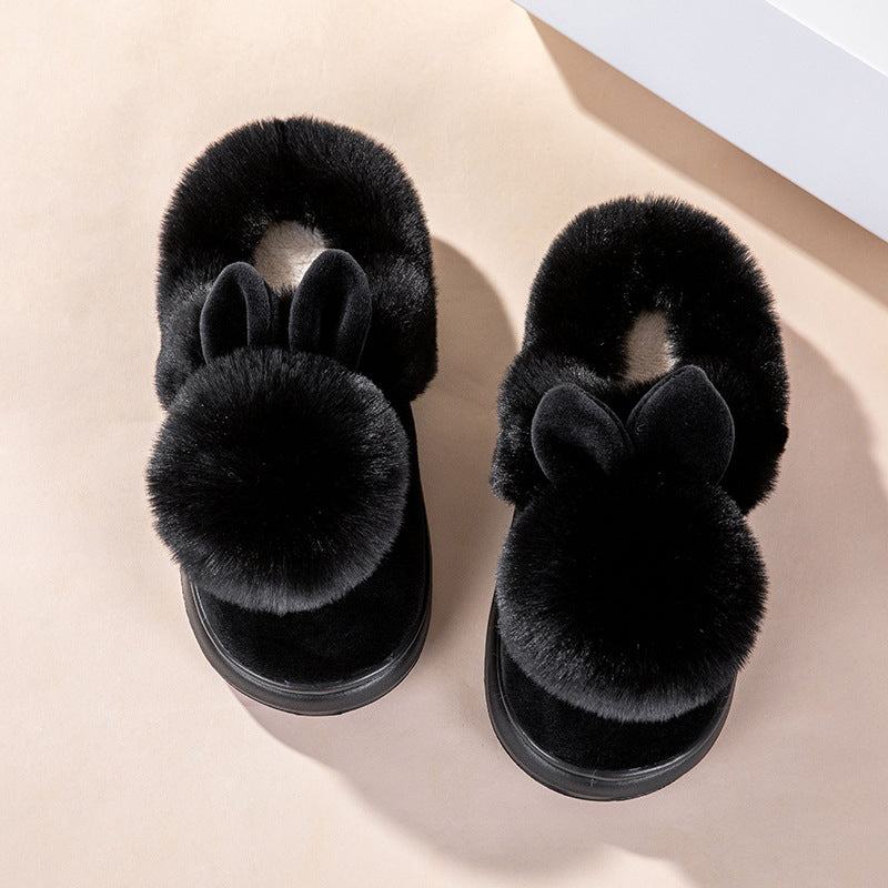 Cotton Slippers Full Heel Wrap Home Warm Ladies