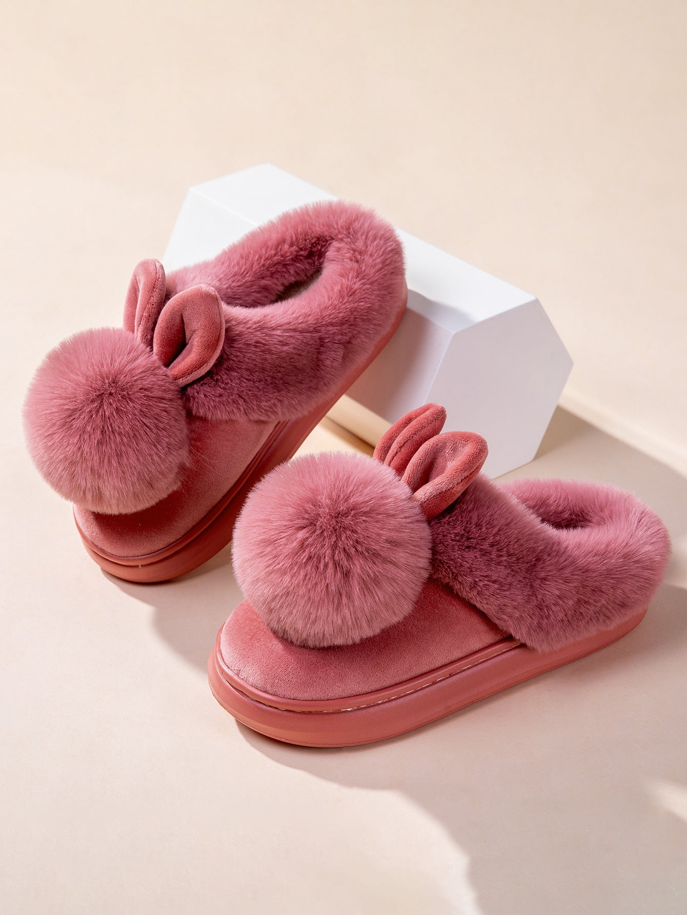 Cotton Slippers Full Heel Wrap Home Warm Ladies