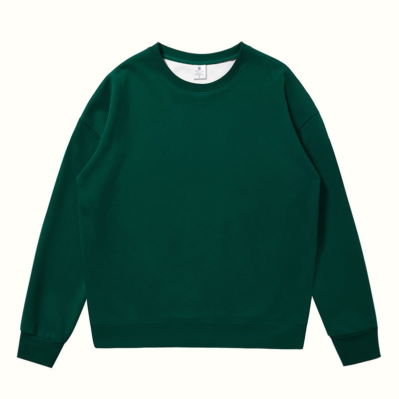 Non-gender Earth Color Round Neck Sweater