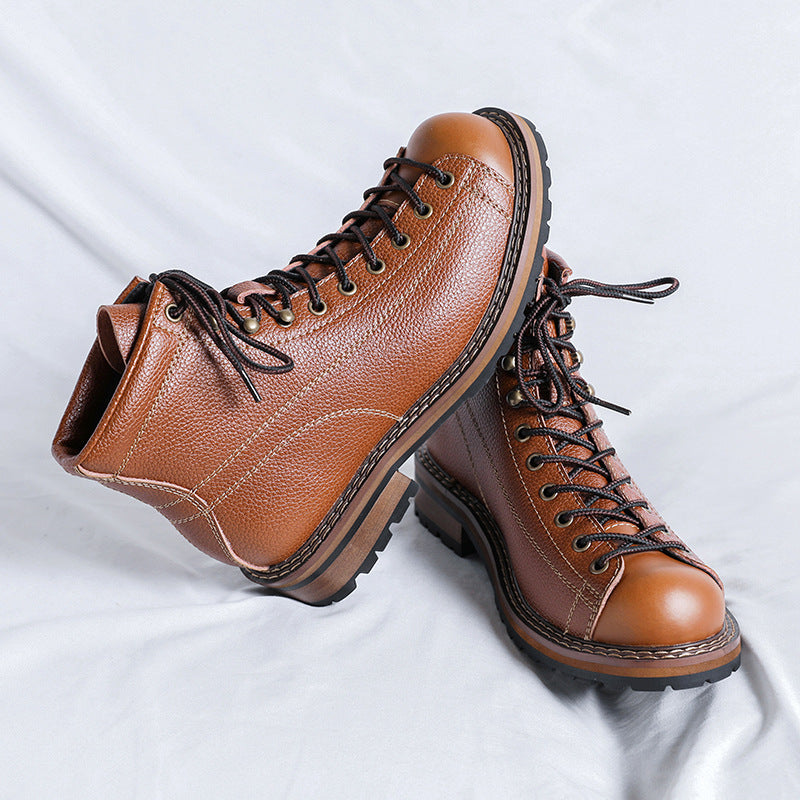 Men's High Top British Style Martin Boots