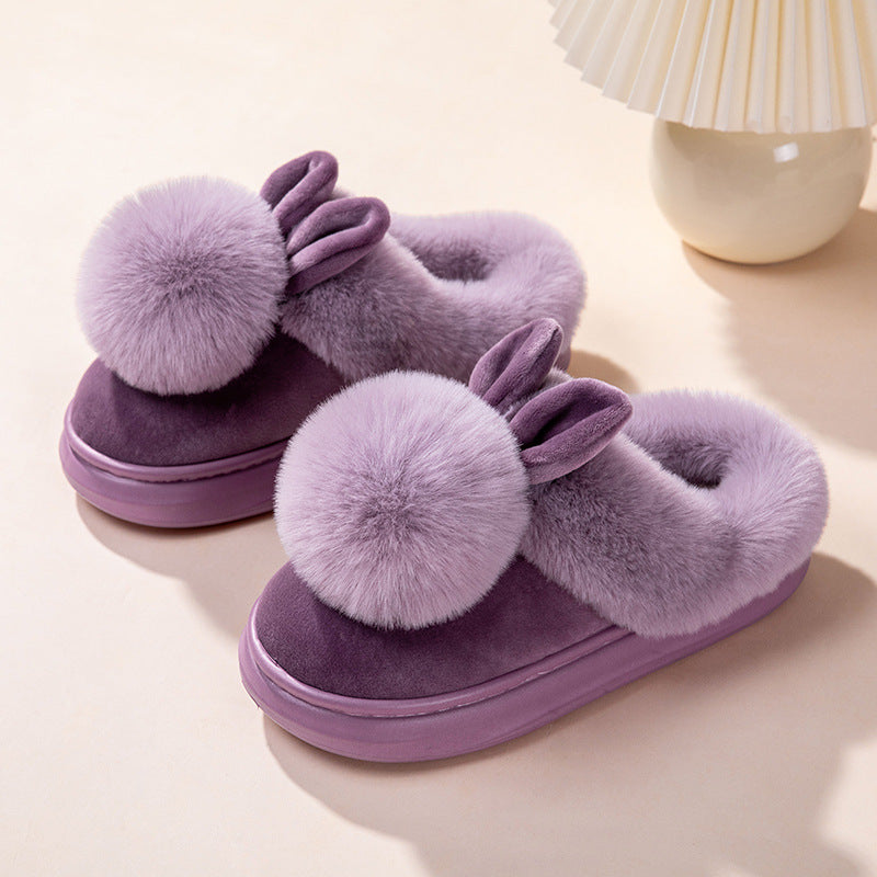 Cotton Slippers Full Heel Wrap Home Warm Ladies