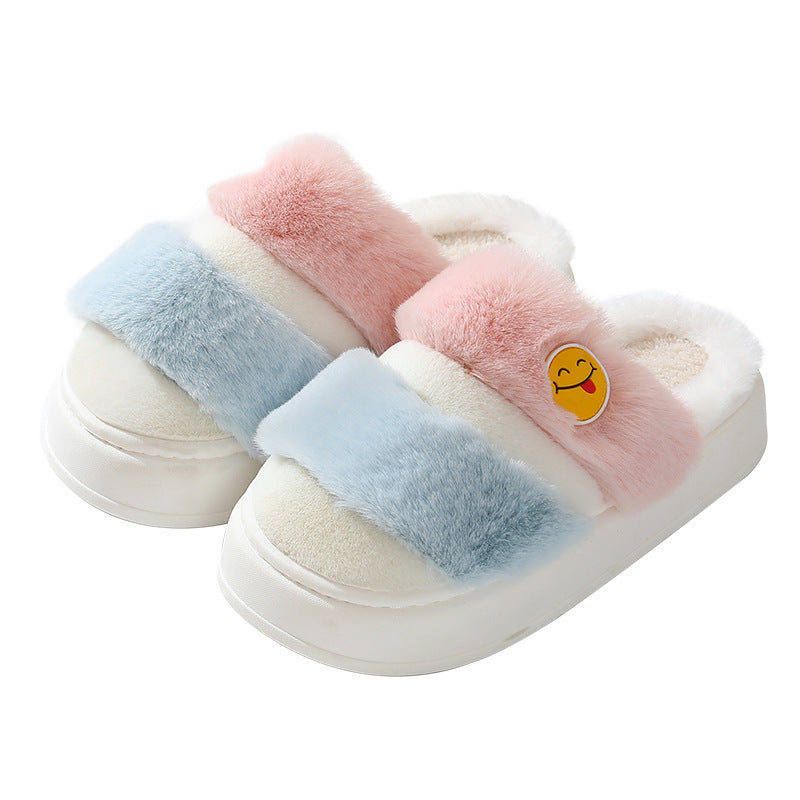 Thermal Cotton Slippers Cute Cartoon Winter Thickening