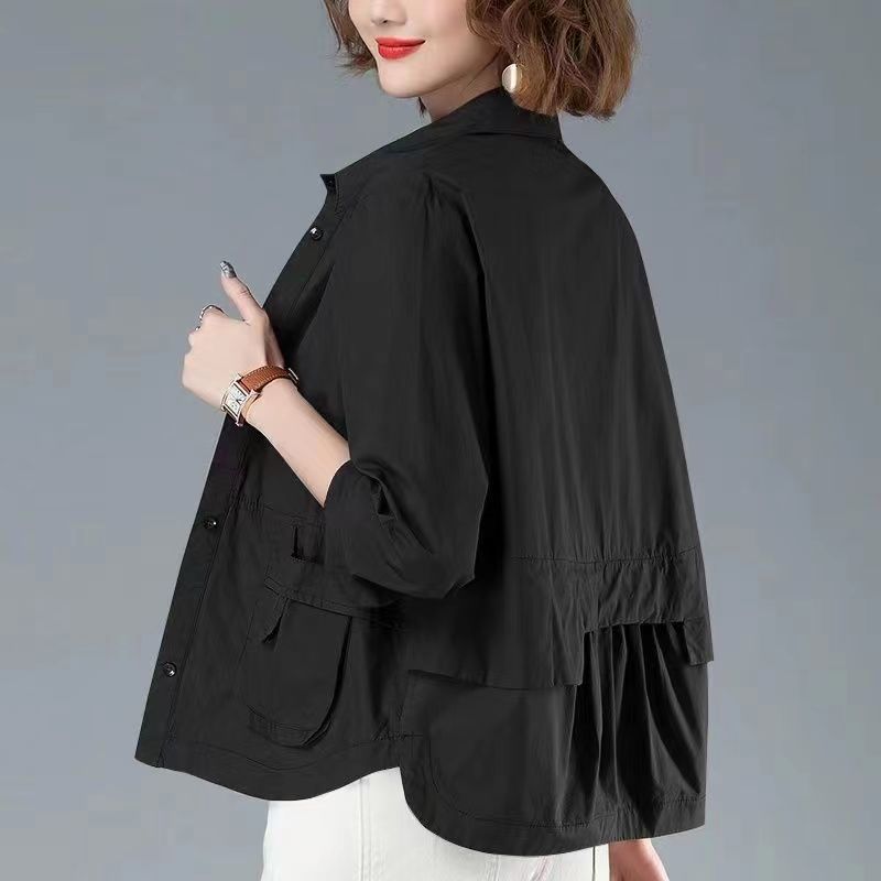 Wind Coat Tops For Women Thin Short Coat