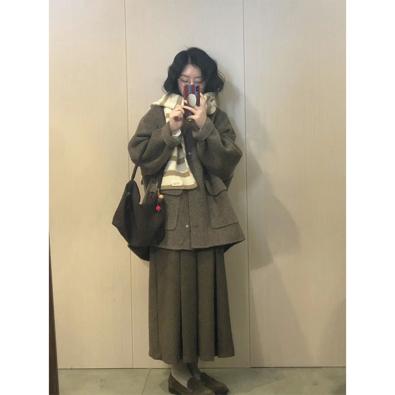 Short Tweed Coat For Women