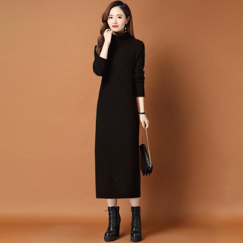 Slimming Match With Coat Knitted Dress Women