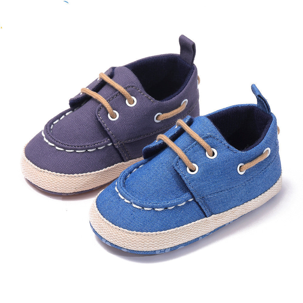 Canvas Shoes Boys Baby Peas  Soft-soled Non-slip Toddler Shoes