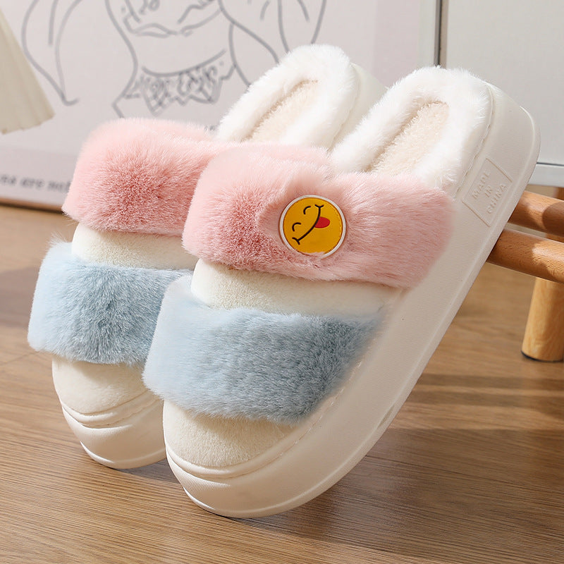 Thermal Cotton Slippers Cute Cartoon Winter Thickening