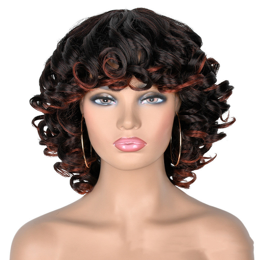 Women's Gradient Roman Volume Full Head Cover Wig