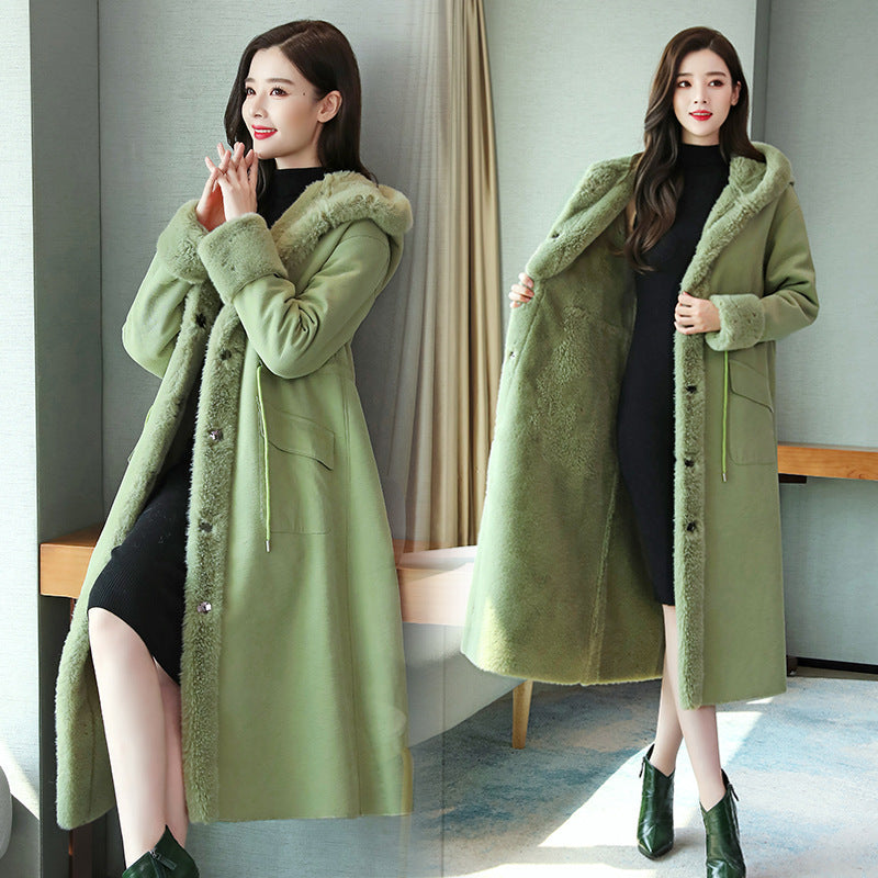 Winter Cotton-padded Jacket Fur Coat Women