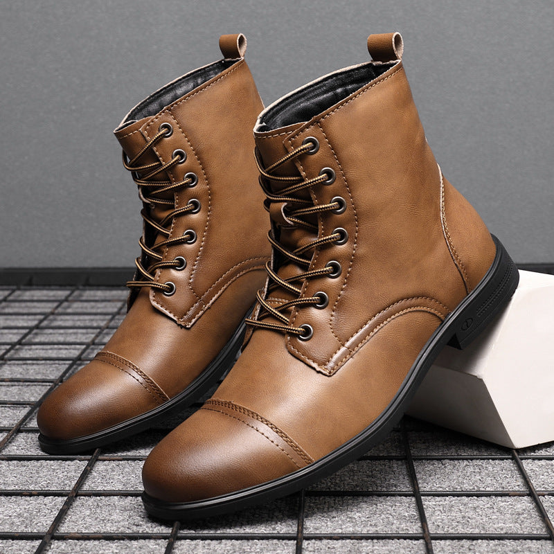 High-top British Casual Men's Shoes