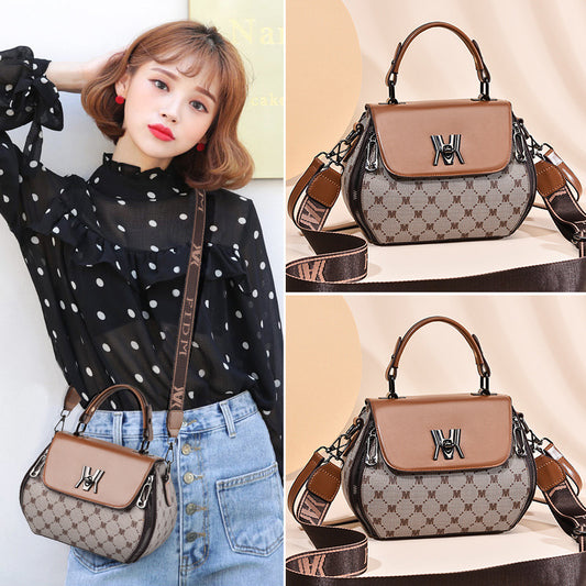 Fashion Women's Printed Handbag High Sense Handbag