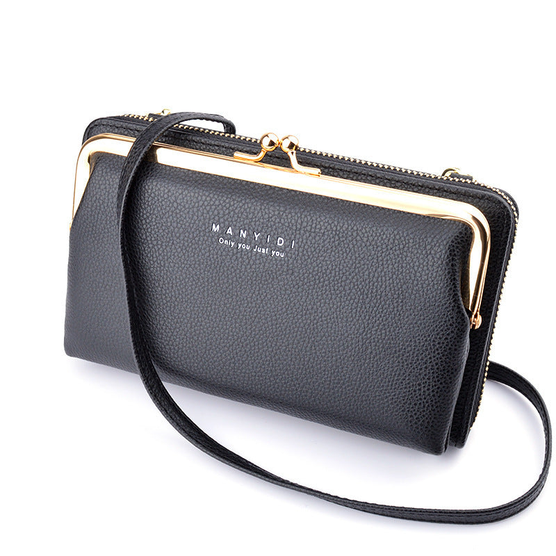 Lock Crossbody Bags Women Shoulder Bag Clutch Ladies Mobile Phone Bag Purse Handbag