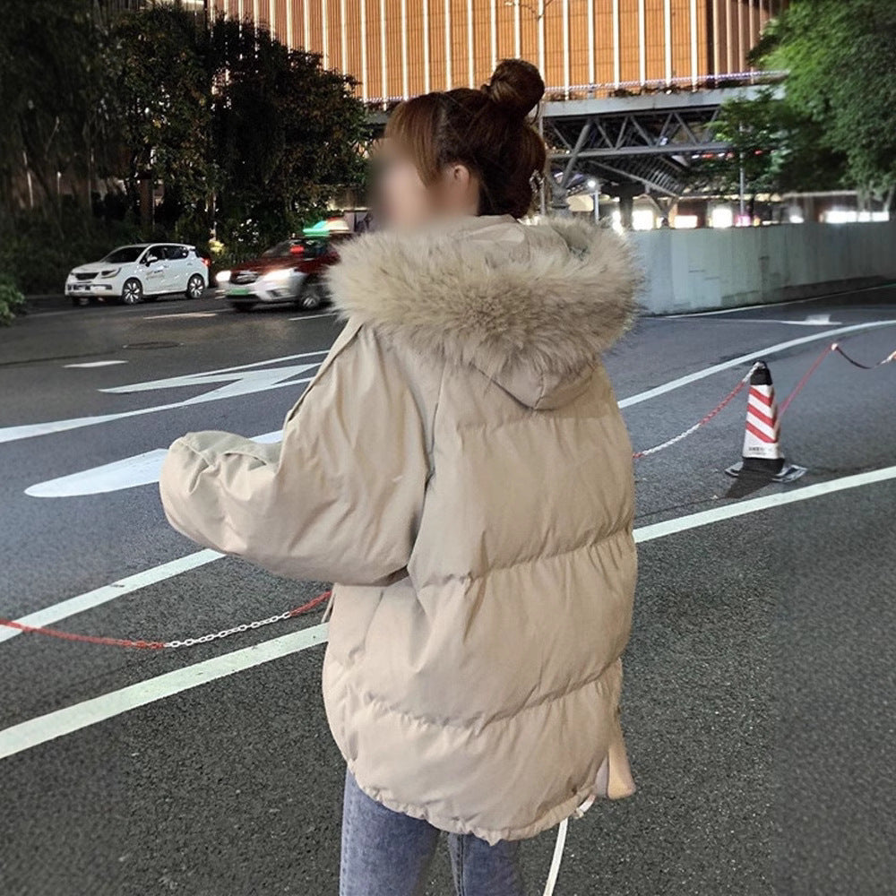 Loose Slimming Parka Coat For Women