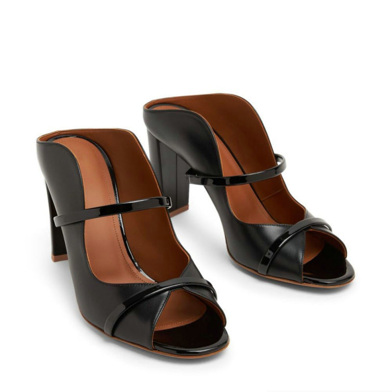 Metal Toe Cap Fashion Sandals For Women