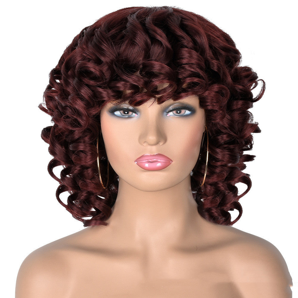 Women's Gradient Roman Volume Full Head Cover Wig