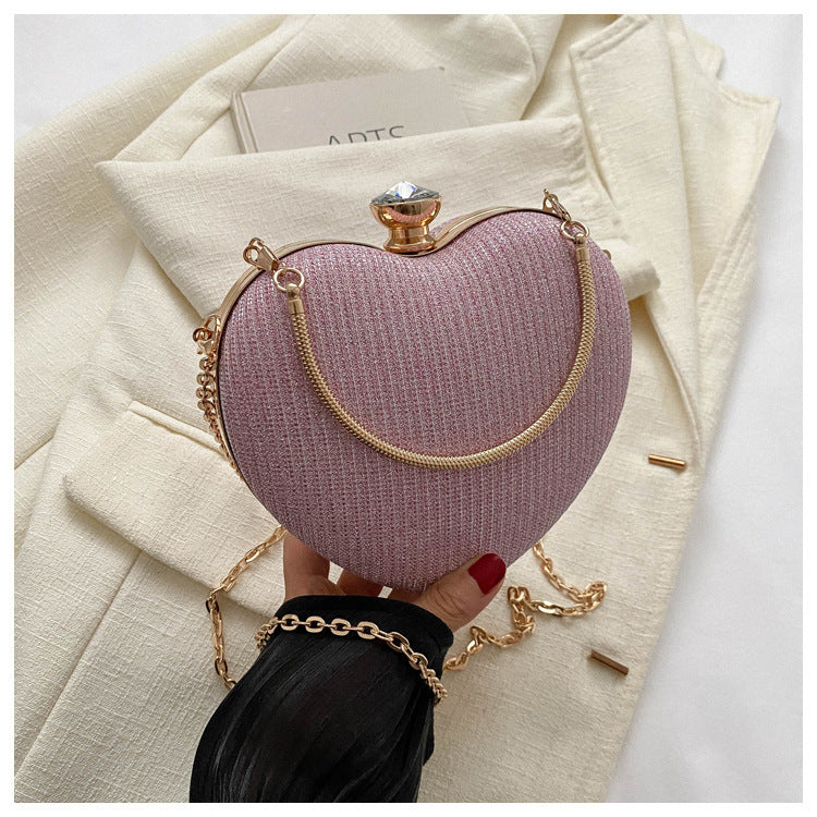 Banquet Bag Love Chain Shoulder Crossbody Handbag