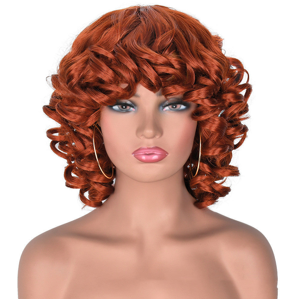 Women's Gradient Roman Volume Full Head Cover Wig