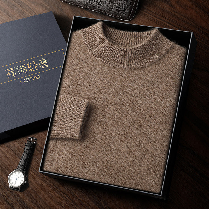 Men's Double-strand Thickened Cashmere Sweater