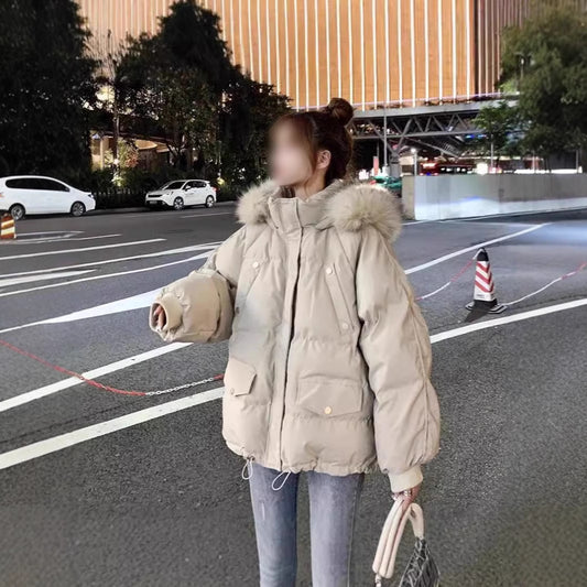 Loose Slimming Parka Coat For Women