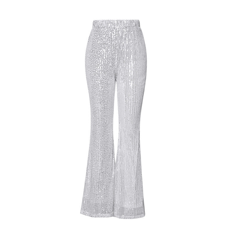 New Sequin Fashion Bootcut Pants